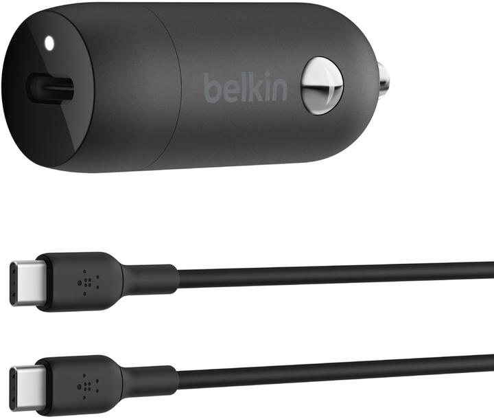 Belkin 30W CAR CHARGER USBC-C 1M BLK