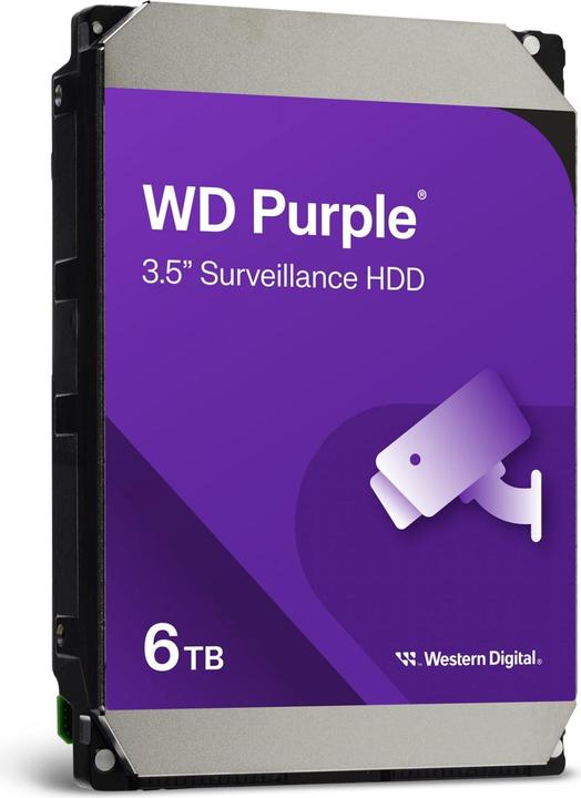 Produktbild WD Purple (6 TB, 3.5", CMR)