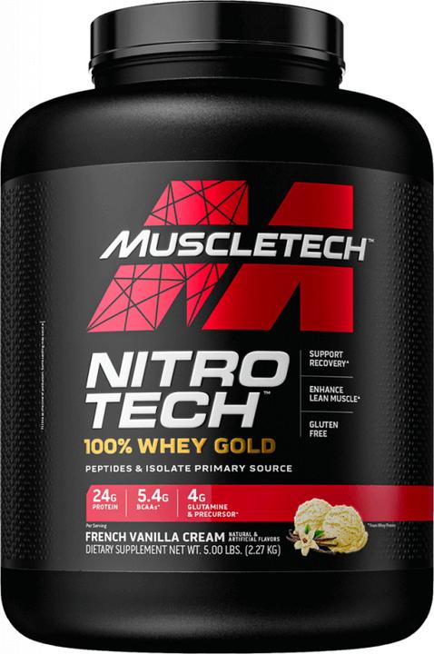 Muscle Tech 100% de Whey Gold (French Vanilla Cream, 1 pcs, 2270 g)