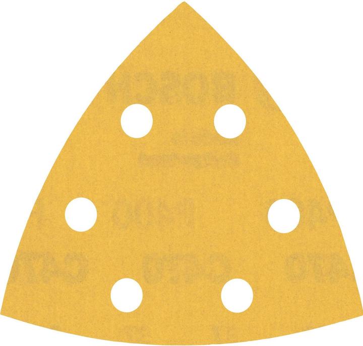 Image du produit Bosch Professional Zubehör EXPERT C470 Papier abrasif pour ponceuses Delta, 93 mm, G 400, 5 pièces (400)