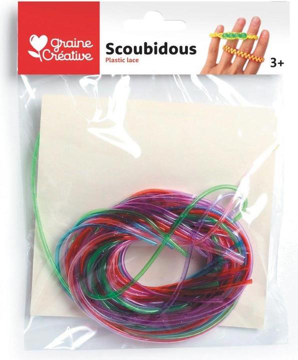 Produktbild Graine Créative Beutel mit 12 Scoubidou-Fäden mit Glitzer
