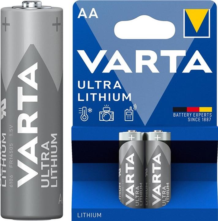 Immagine prodotto Varta Ultra Lithium (2 pz., AA, 3000 mAh)