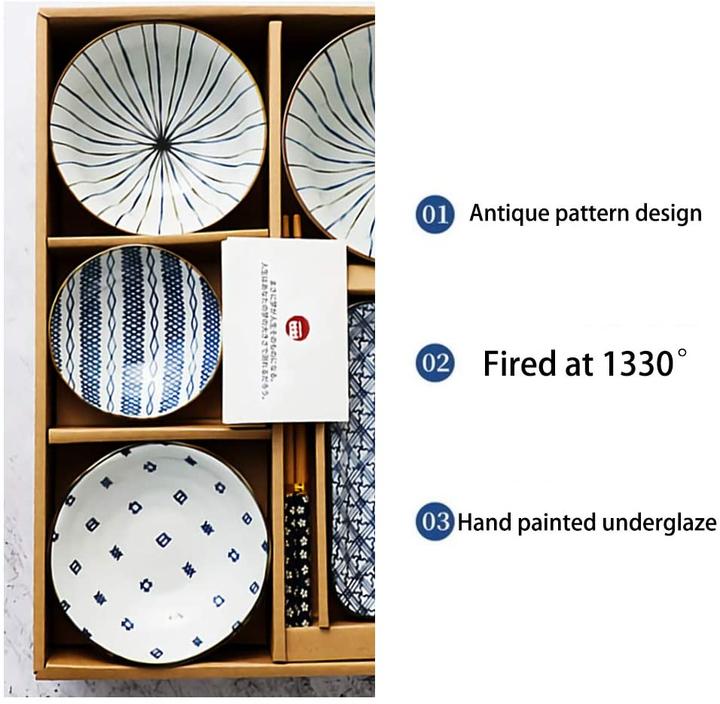 Produktbild Watenkliy Japanisches Geschirr Set (6 Stk.)
