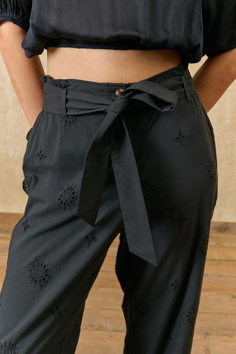 Produktbild Louise Misha Bestickte gerade Hose (38)