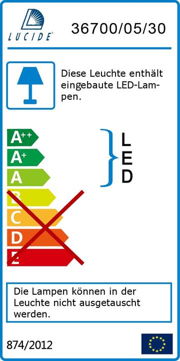 Energie-Label Lucide Stratos (425 lm)