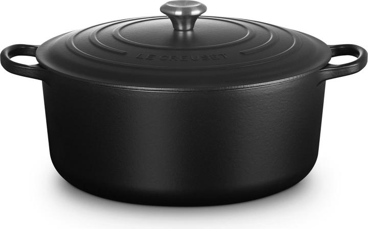 Immagine prodotto Le Creuset Creuset Braadpan Signature Mat Zwart - 34 cm / 12 litri (34 cm, Pirofila + casseruola, Ghisa)