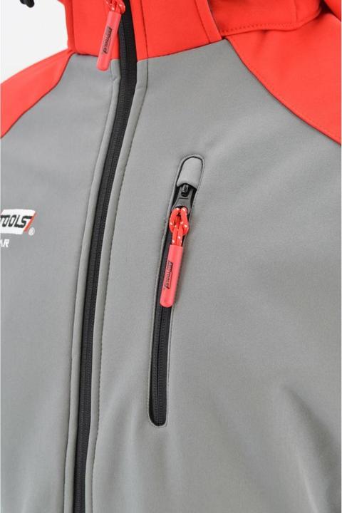 Produktbild Awtools Softshelljacke T4/ Rot-Grau/ XXL (XXL)