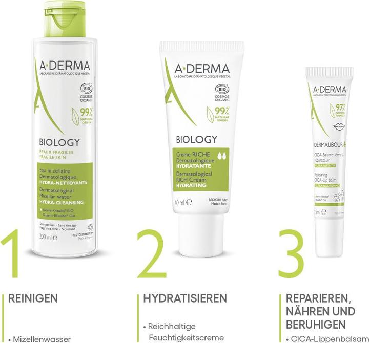 Immagine prodotto A-Derma Dermalibour+ Balsamo riparatore Cica-Lip (Balsamo per le labbra, 15 ml)