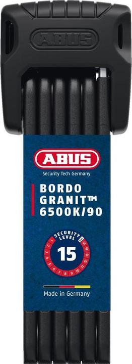 Image du produit Abus BORDO GRANIT™ XPlus™ 6500K/90 black SH (90 cm)