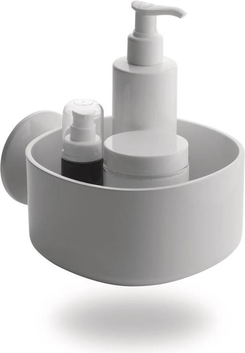 Actual product image Alessi Birillo Bottle Container with Suction Cup (Ø 19 x 8 cm, Ø 15 x 8 cm)