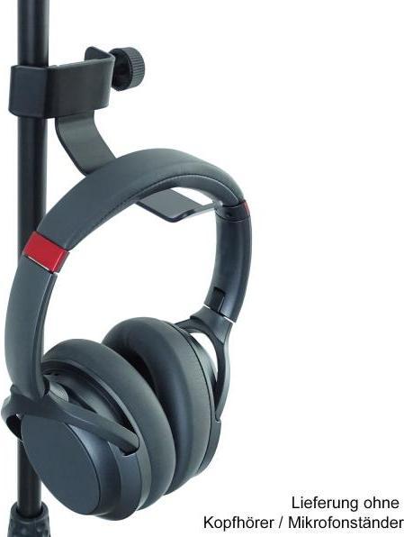 Actual product image keepdrum Msa130 headphone holder for attaching to stands and tubes