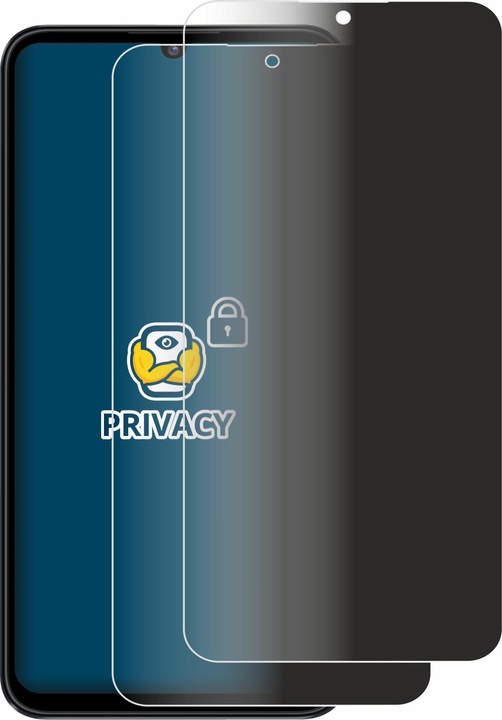 Produktbild BROTECT Sichtschutzfolie Anti-Spy Privacy Folie Blaulicht-Schutz (2 Stück, Blackview A55)