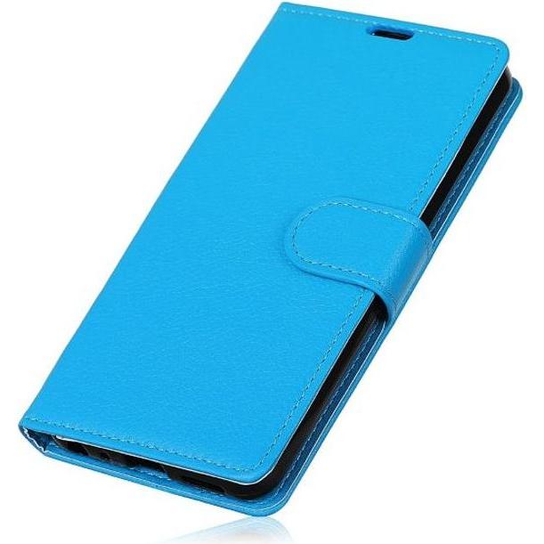 Thumbnail - MU Classic Litchi Leder Bookcover Series (Nokia 2.1), Smartphone Hülle, Blau
