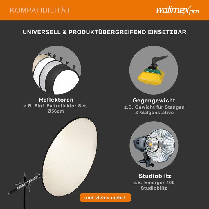 Actual product image Walimex Reflector holder with clamp (Mounting)
