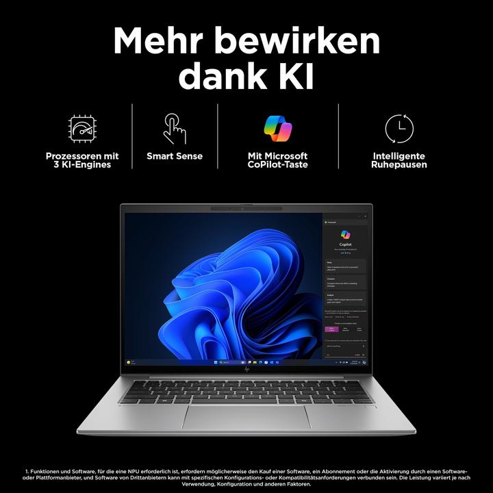 Actual product image HP ZBook Firefly 14 inch G11 A Mobile Workstation PC, AMD Ryzen™ 7, 32 GB, DDR5-SDRAM, Windows 11 Pr (14", AMD Ryzen 7 8840HS, 32 GB, 1000 GB, DE)