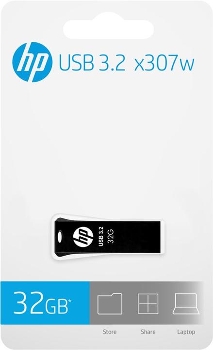 Produktbild HP x307w (32GB, USB 3.2), schwarz (32 GB, USB-C)
