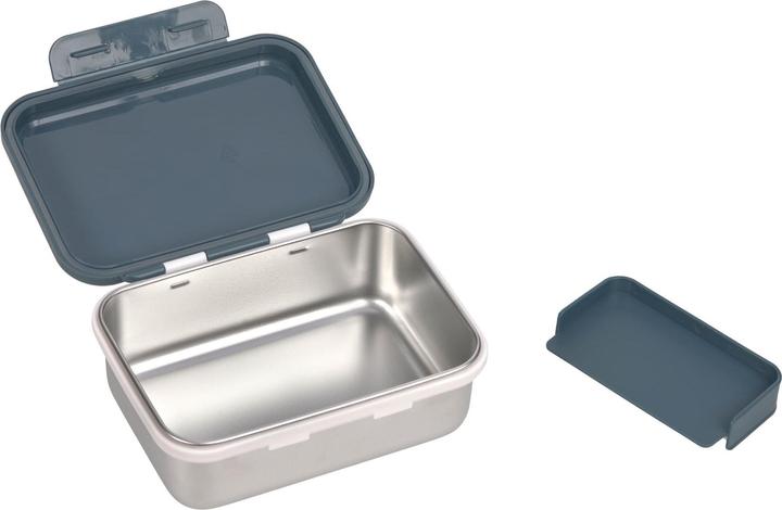 Actual product image Lässig Stainless Steel Lunch Box Happy Prints blue
