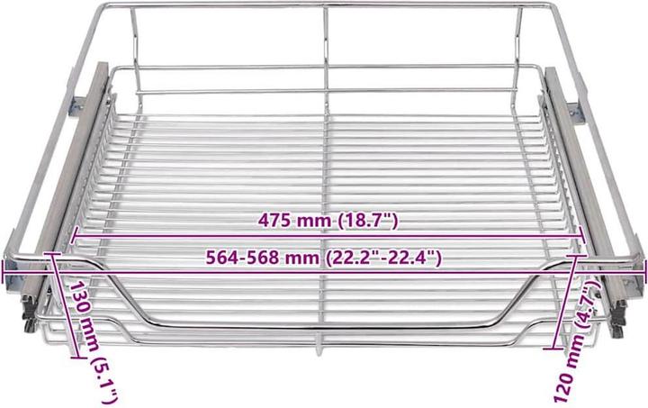 Actual product image vidaXL Aldare (2 x, 57 x 46 x 13 cm)