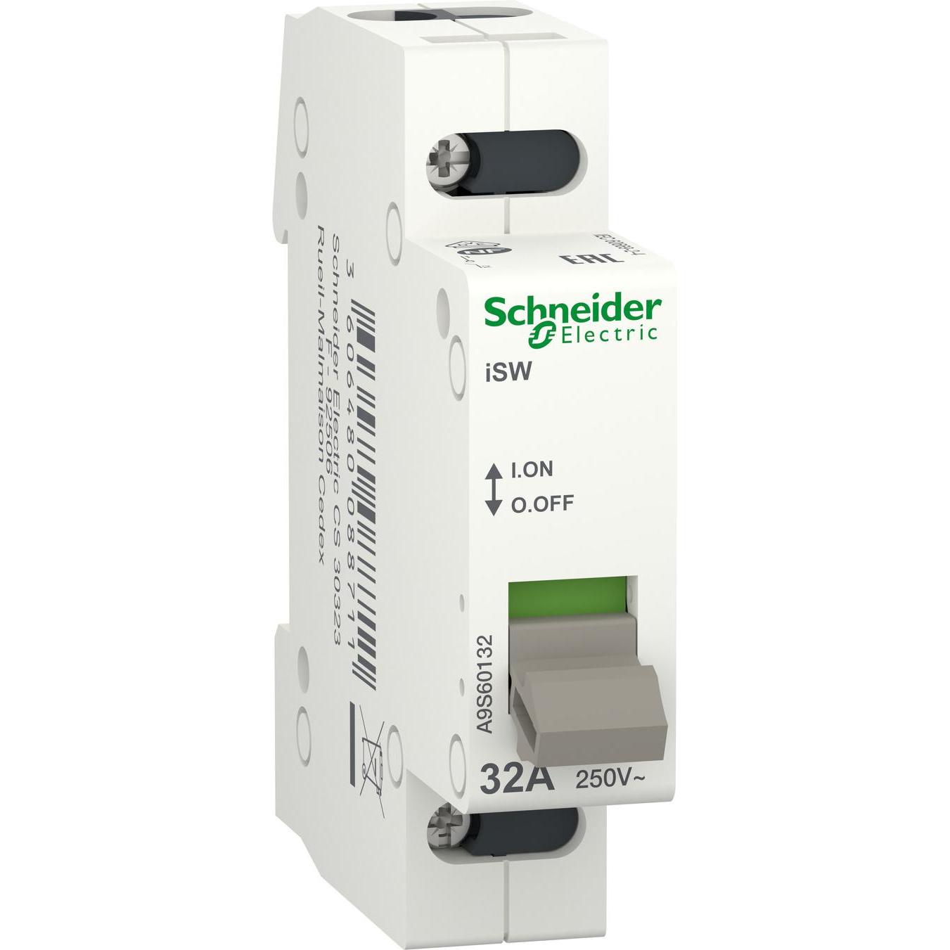 Thumbnail - Schneider Electric, Systemstromversorgung, Acti9 iSW Switch Disconnector 1P 32A