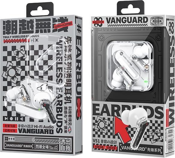 Produktbild Wekome Wireless headphones Bluetooth V5.1 TWS Whit (5 h, Kabellos)