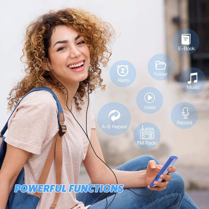 Produktbild Agptek A02 MP3-Player Dunkelblau