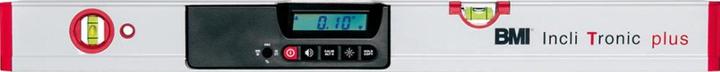 BMI Wasserwaage Incli Tronic plus 180 cm Aluminium silber ± 0,05°-0,1° (180 cm)
