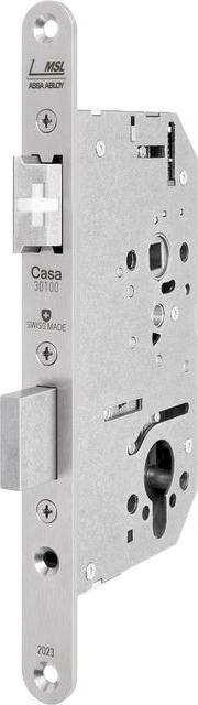 Actual product image MSL Security mortise lock Casa Beta 30100 face plate 20