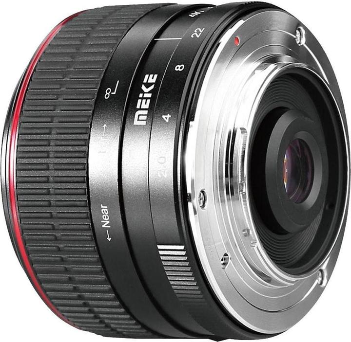 Actual product image Meike 6.5mm f/2-22 MFT (Micro Four Thirds, APS-C / DX)