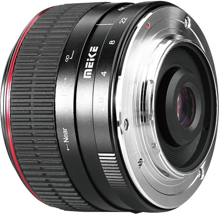 Immagine prodotto Meike 6.5mm f/2-22 MFT (Micro Four Thirds, APS-C / DX)