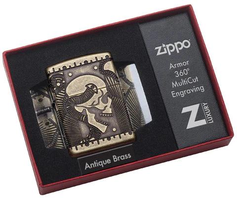 Actual product image Zippo Skull Multi Cut