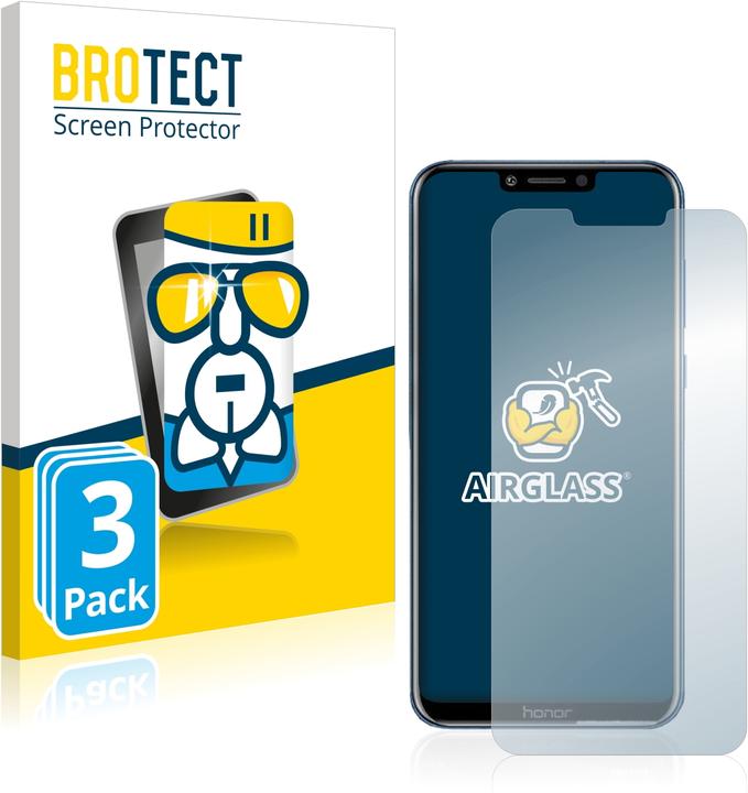 Actual product image BROTECT AirGlass Glass (3 pcs., Honor Play)