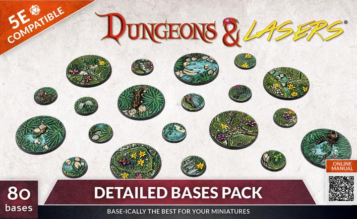 Actual product image Archon Studio Dungeons & Lasers - Detailed Bases Pack (English)