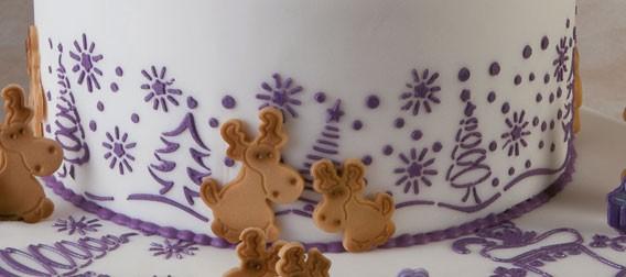 Produktbild Martellato Stencil Weihnachtswald