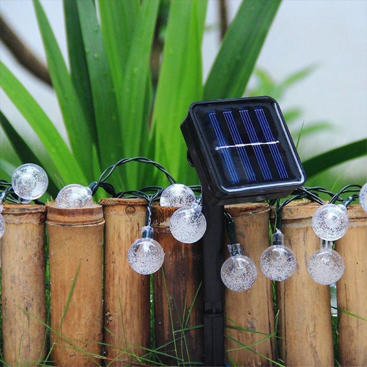 Actual product image Esmée LED decorative solar fairy lights balls warm white (12m) (12 m)
