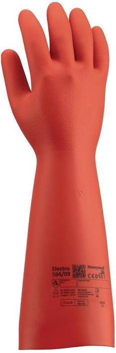 KCL Elektrikerhandschuhe Electro 584 Gr.9 rot PSA III HONEYWELL