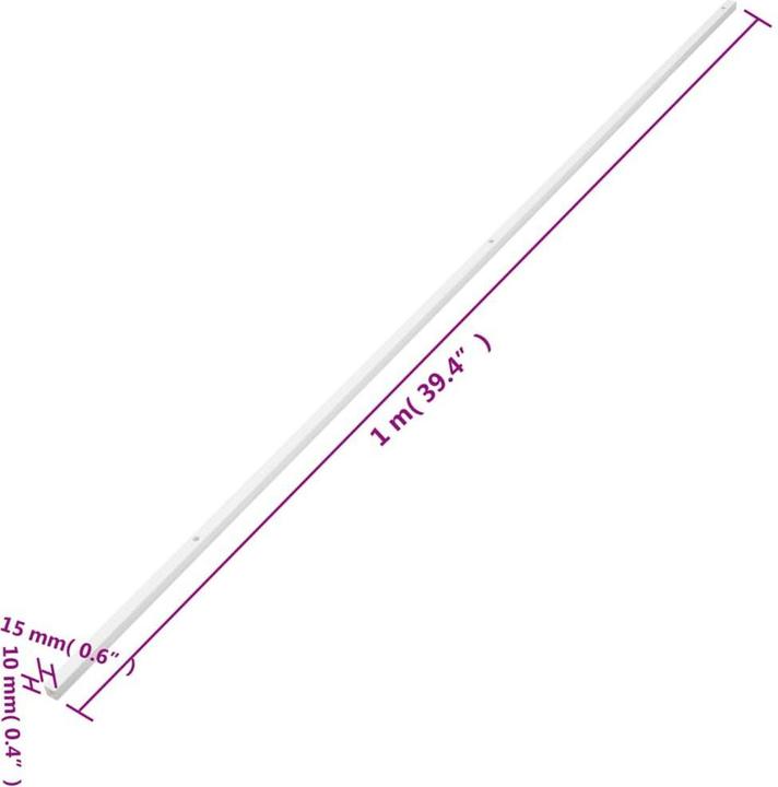 Actual product image vidaXL Kabelrohr (100 cm)