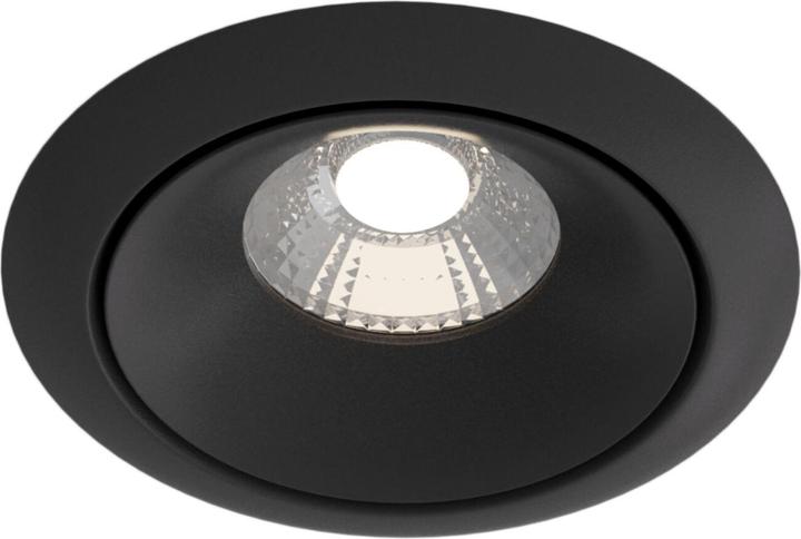 Produktbild Maytoni Yin LED Downlight, Einbauleuchte 12W Schwarz Warmweiss Ø98mm (1100 lm)