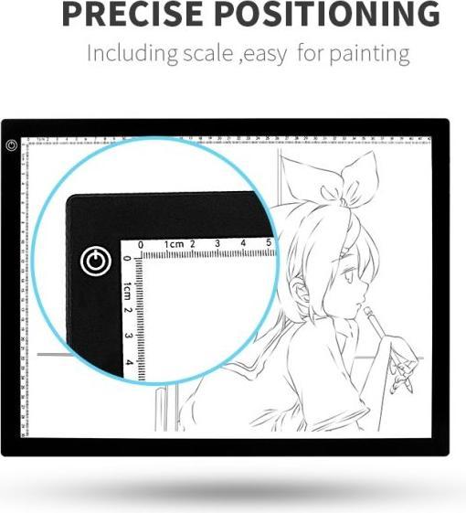 MU Classic LED Leuchttisch dimmbar mit USB-C & Magnetfunktion