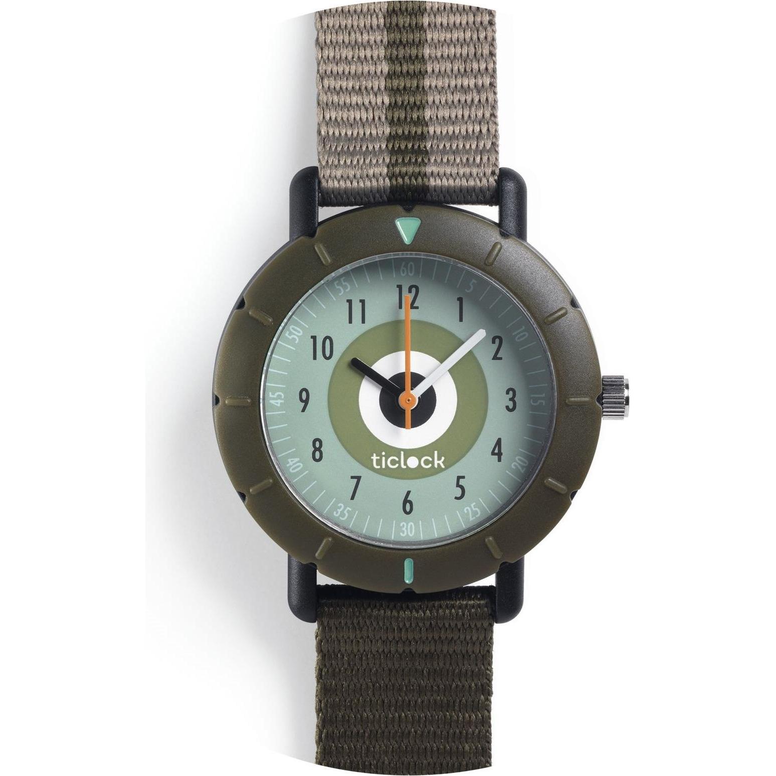 Djeco, Orologio da polso, Sportuhren Green target, Verde