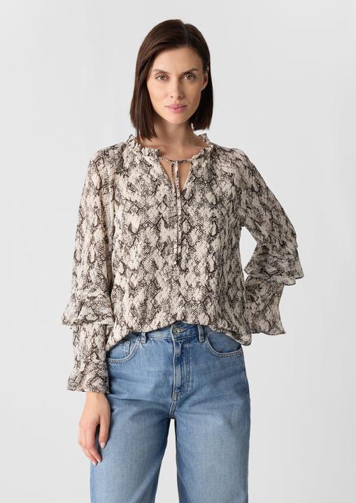 Immagine prodotto Comma Bluse Bedruckte Chiffonbluse mit femininen Volants (32)