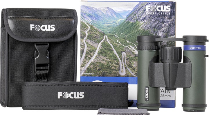 Produktbild Focus Nordic Mountain binocular BaK-4 Green (10 x, 25 mm)