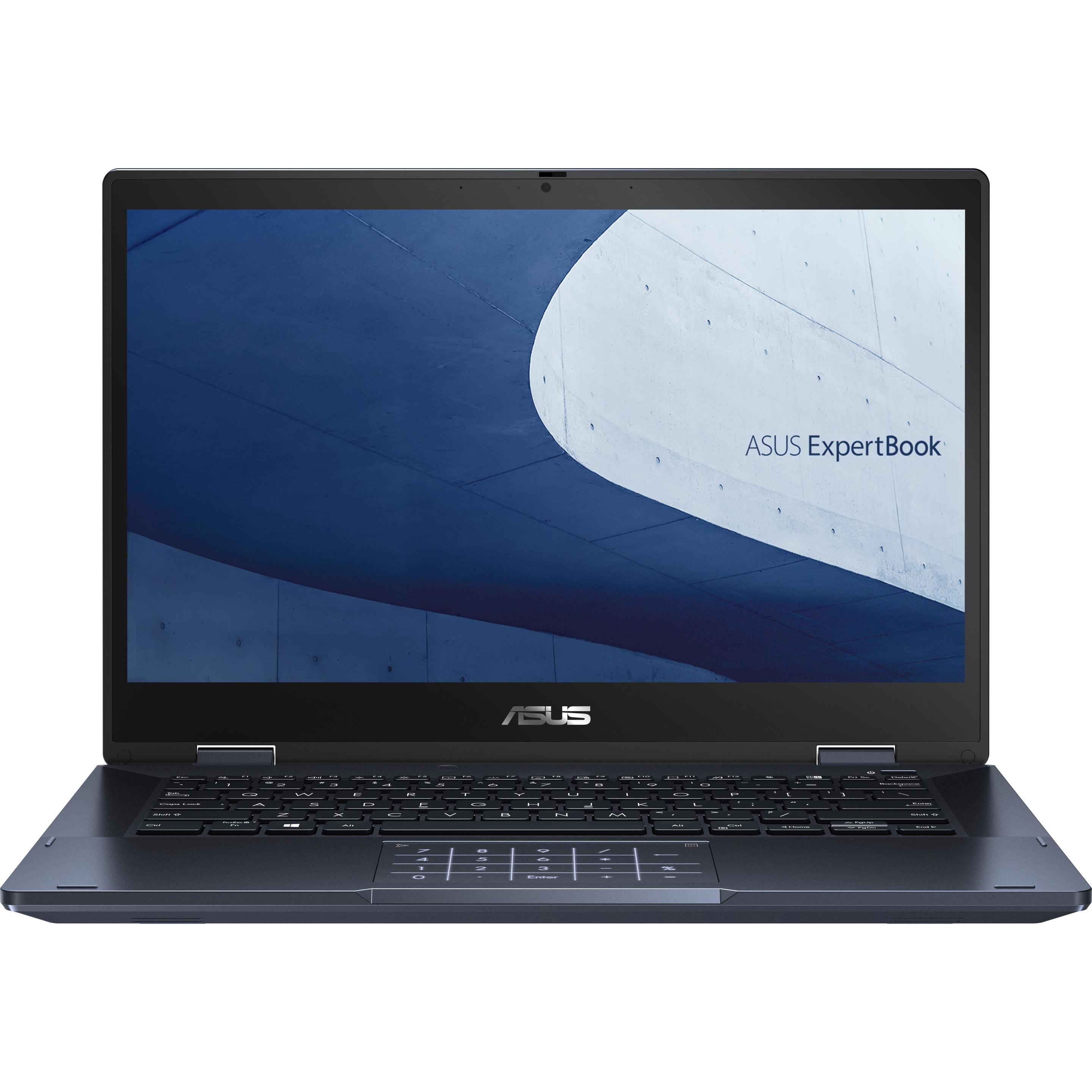 ASUS ExpertBook B3 Flip (14", Intel Core i5-1235U, 16 GB, 512 GB, DE), Notebook, Schwarz