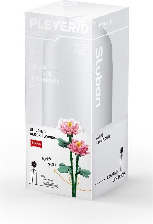 Actual product image Sluban Peony in vase