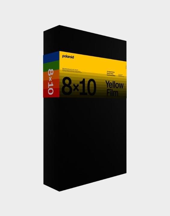 Actual product image Polaroid 8x10 Duochrome Film Black & Yellow