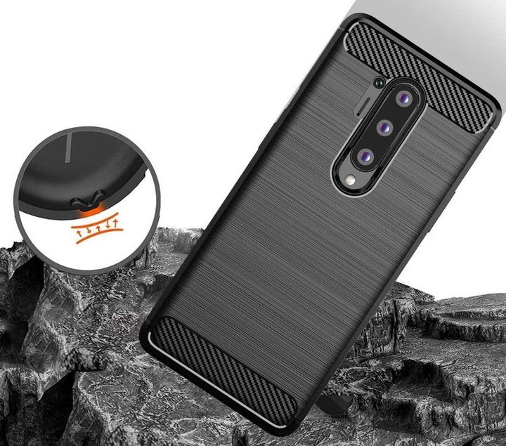 Image du produit Screenguard OnePlus 8 Pro Housse Carbon Brushed Soft TPU (OnePlus 8 Pro)