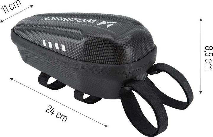Actual product image Wozinsky Waterproof Bag Electric Scooter Bag 2L Handlebar Black (WSB3BK) () - 63975-uniw (2 l, Handlebar bag)