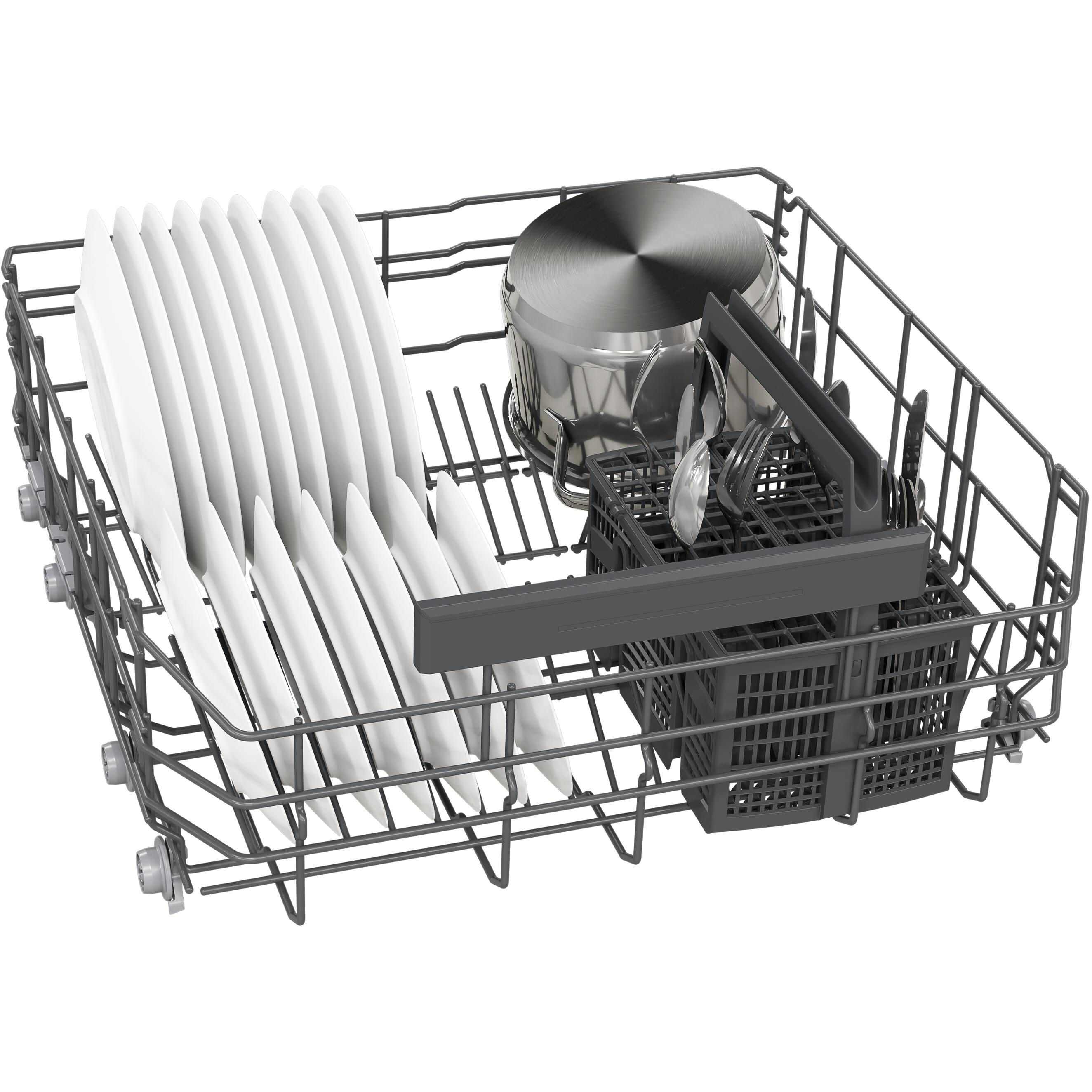Thumbnail - Siemens iQ300, Unterbau-Geschirrspüler, 60 cm, Gebürsteter Stahl, SN43ES22AE, Geschirrspüler Einbau, Silber