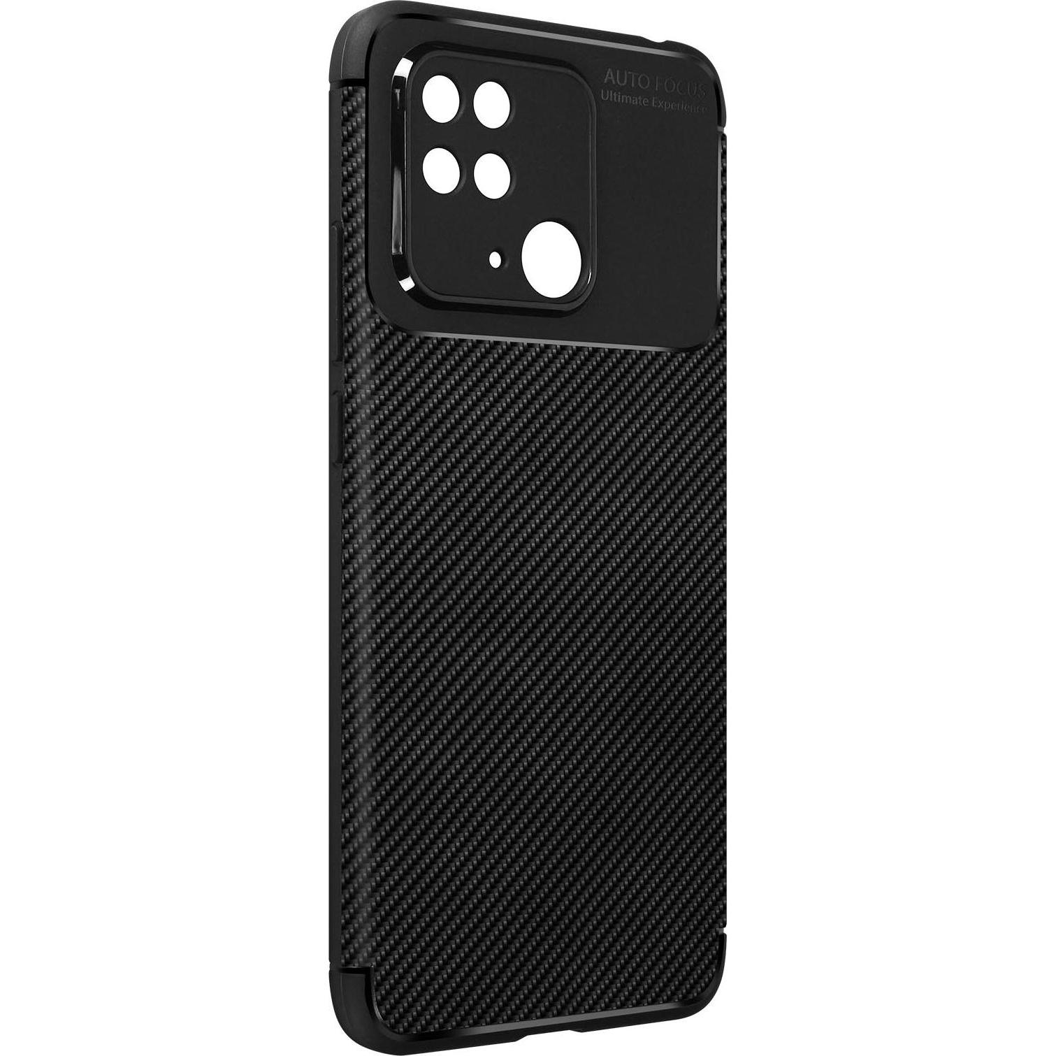 Thumbnail - Avizar Carbon Series (Xiaomi Redmi 10C), Smartphone Hülle, Schwarz