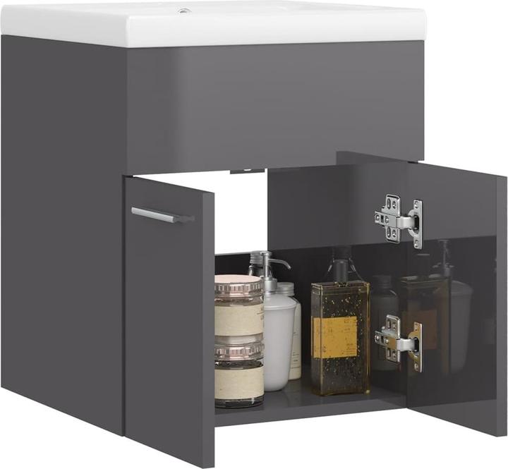 Actual product image vidaXL Waschbeckenunterschrank mit Waschbecken