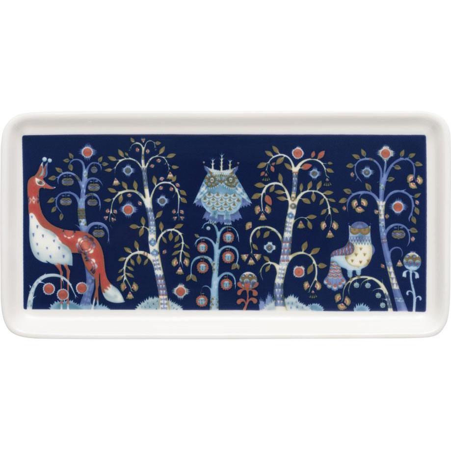 Iittala Taika Teller rechteckig Blau, Teller, Blau